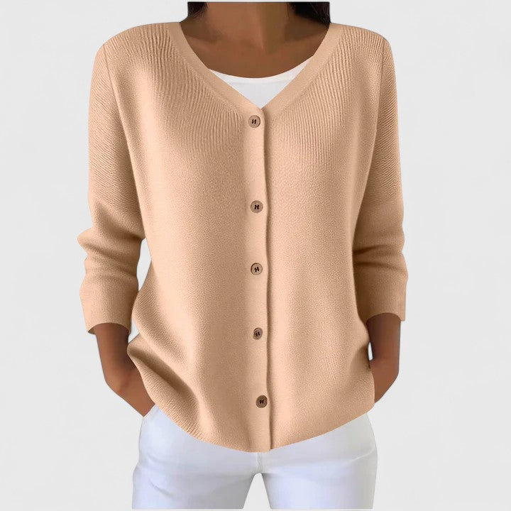 Women's Hooded Cardigan – Effortless Layering Knit in 9 Colours