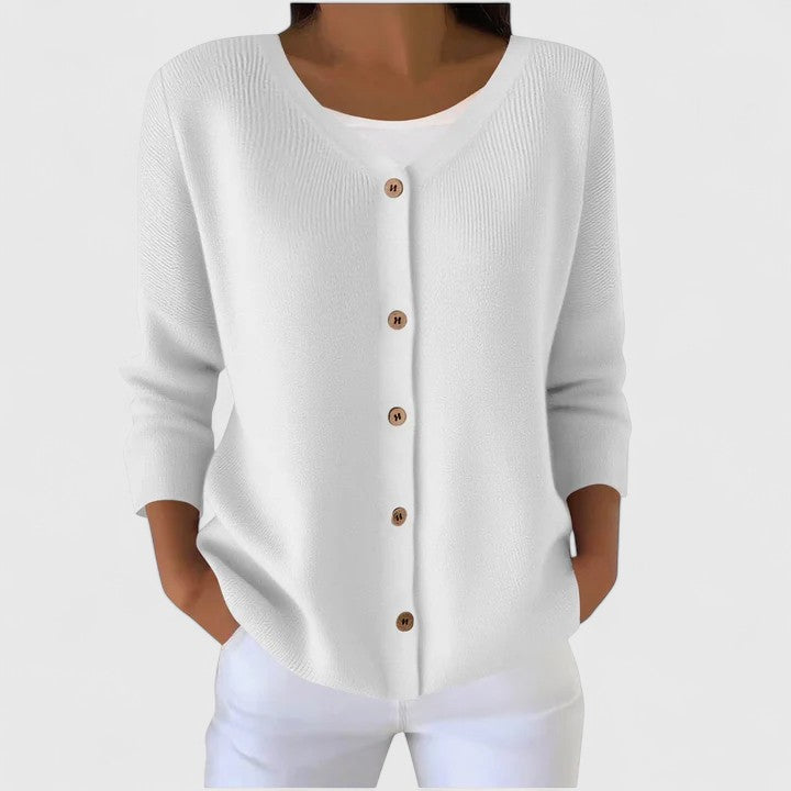 Women's Hooded Cardigan – Effortless Layering Knit in 9 Colours