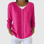 Women's Hooded Cardigan – Effortless Layering Knit in 9 Colours