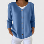 Women's Hooded Cardigan – Effortless Layering Knit in 9 Colours