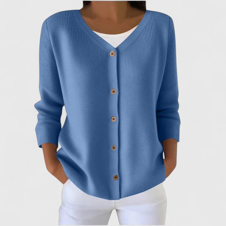 Women's Hooded Cardigan – Effortless Layering Knit in 9 Colours