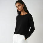 Fine Knit Round Neck Jumper – Soft Everyday Knit in 7 Colours