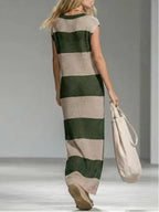Women's Striped Jumper Dress – One Piece Winter Ease in 6 Colours