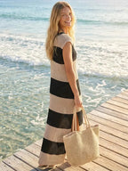 Women's Striped Jumper Dress – One Piece Winter Ease in 6 Colours