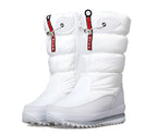 Women's Padded Mid-Calf Winter Boots – Warm Lined Outdoor Footwear