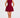 The Isadora Wrap Mini Dress - Elegant Wine Statement Tailoring