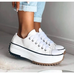 Chunky Platform Lace-Up Sneakers