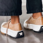 Chunky Platform Lace-Up Sneakers