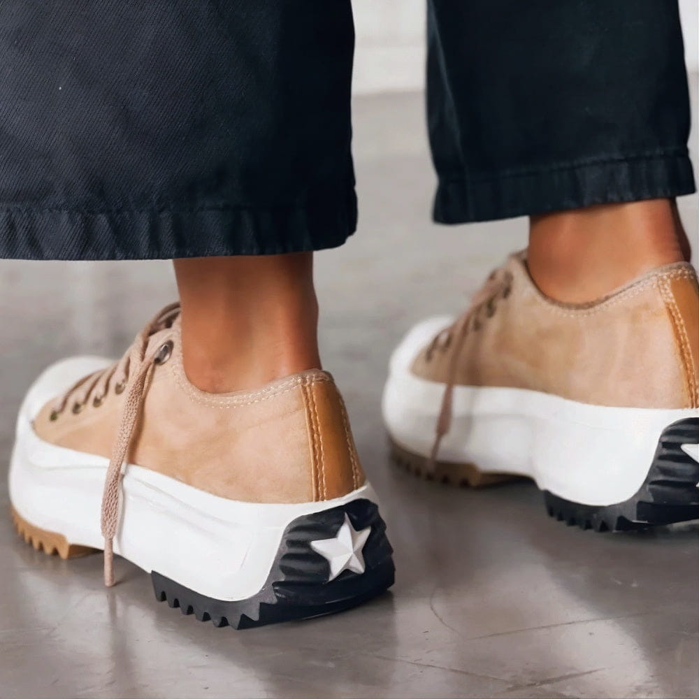 Chunky Platform Lace-Up Sneakers