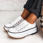 Chunky Platform Lace-Up Sneakers