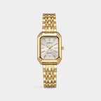 Women's Gold Square Face Watch – Petite Vintage Style Quartz Watch