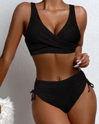 Alexandra | Women's Summer V-Neck Bikini Swimsuit | Meave & Ivy