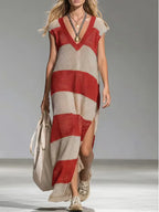 Women's Striped Jumper Dress – One Piece Winter Ease in 6 Colours