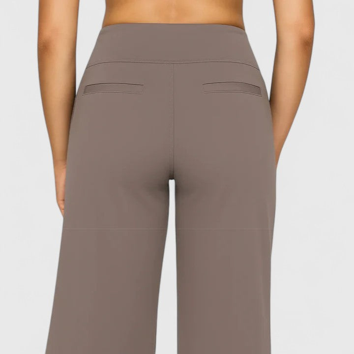 Women's Zip Trousers – Easy Elegant Drape in 8 Colours