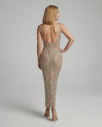 Square Neck Maxi Dress - Elegant Evening Occasion Dress | Meave & Ivy
