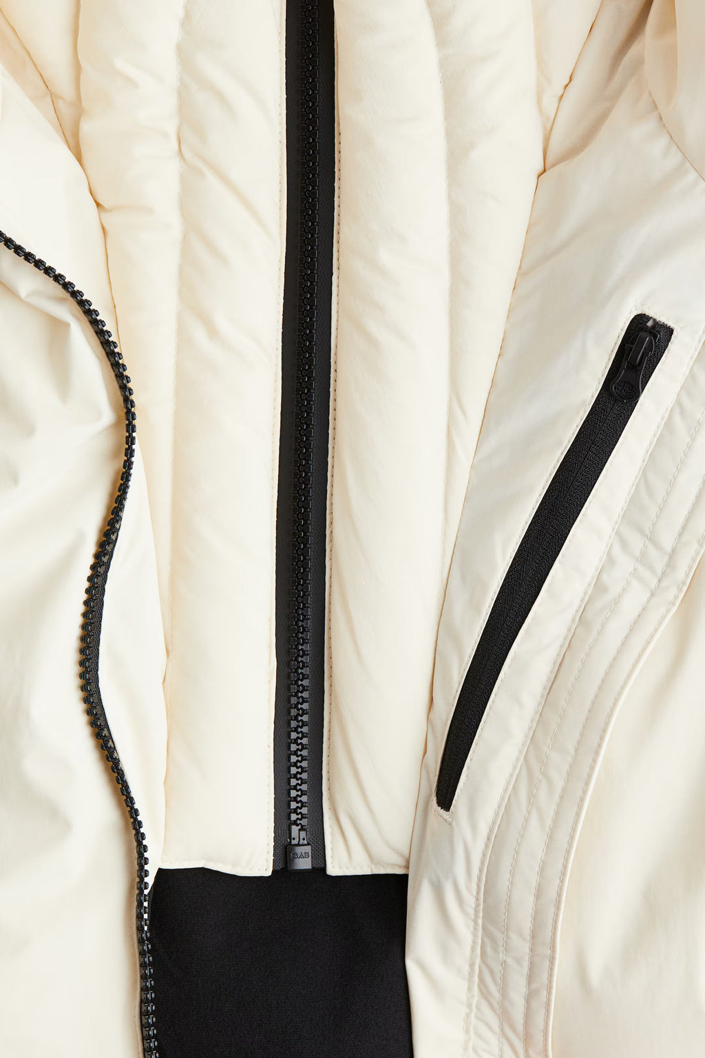 Women's Ski Jacket with Detachable Hood – Water-Repellent Fitted Snow Jacket