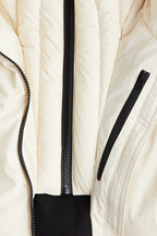 Women's Ski Jacket with Detachable Hood – Water-Repellent Fitted Snow Jacket