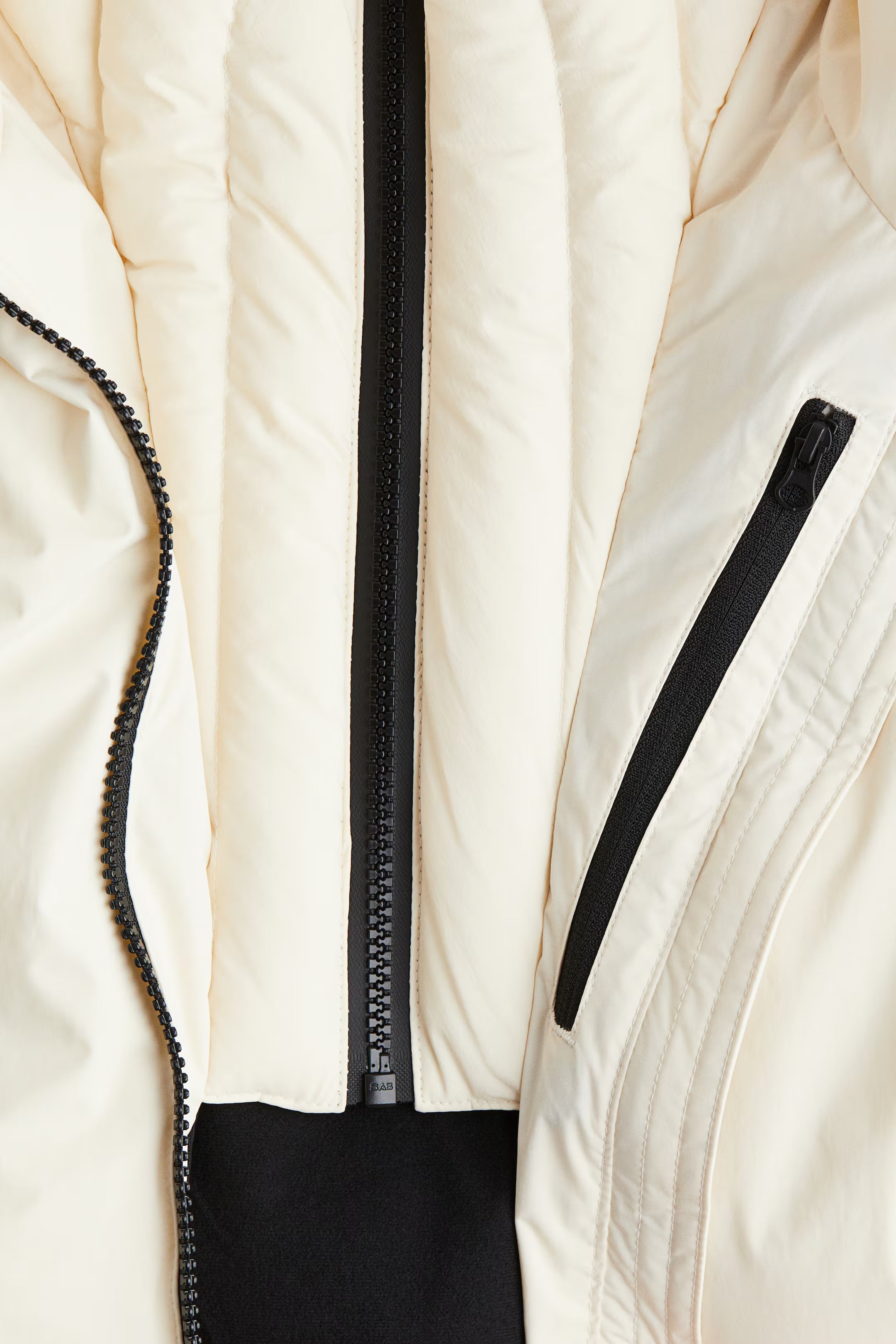 Women's Ski Jacket with Detachable Hood – Water-Repellent Fitted Snow Jacket