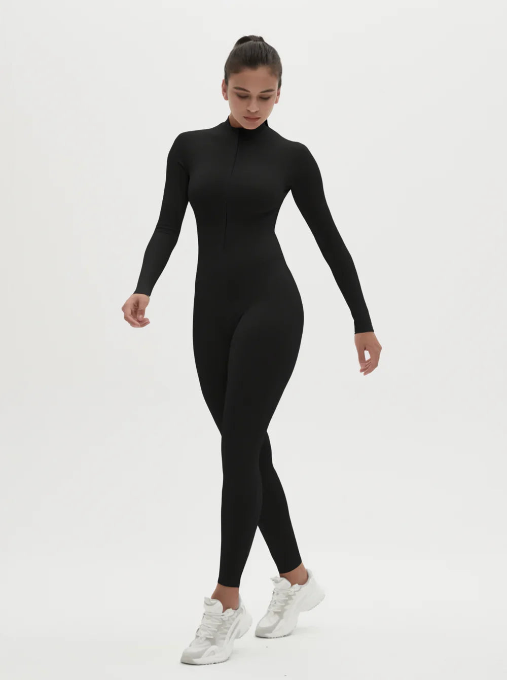 Women's Fleece Lined Winter Jumpsuit – Warm Stretch One-Piece