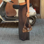 Polka Dot Maxi Skirt – Women's Summer Skirt