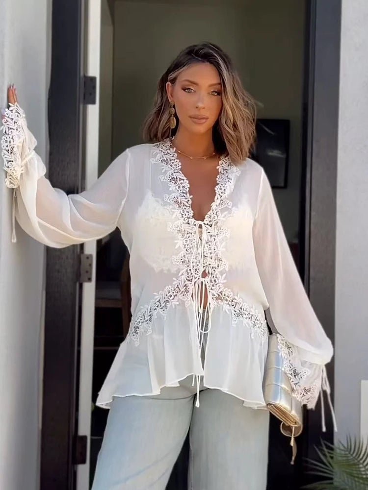 Lace Cardigan Top – Women's Everyday Cardigan