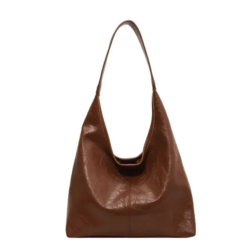 Women's Large leather-look Hobo Shoulder Bag