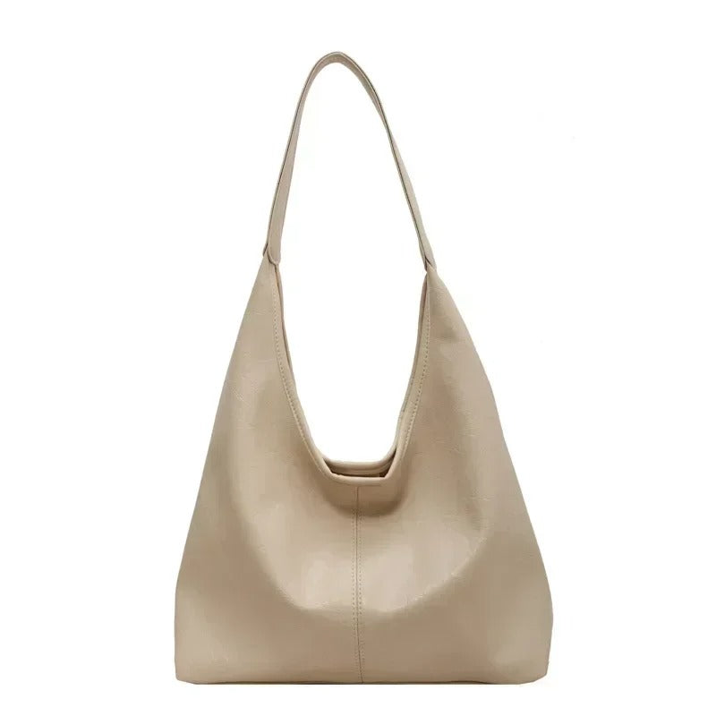 Women's Large leather-look Hobo Shoulder Bag