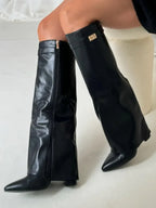 Suede Boots with Metallic Detail – Luxury Women's Ankle Boots | Meave & Ivy