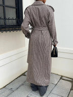 Women's Oversized Trench Coat with Belt