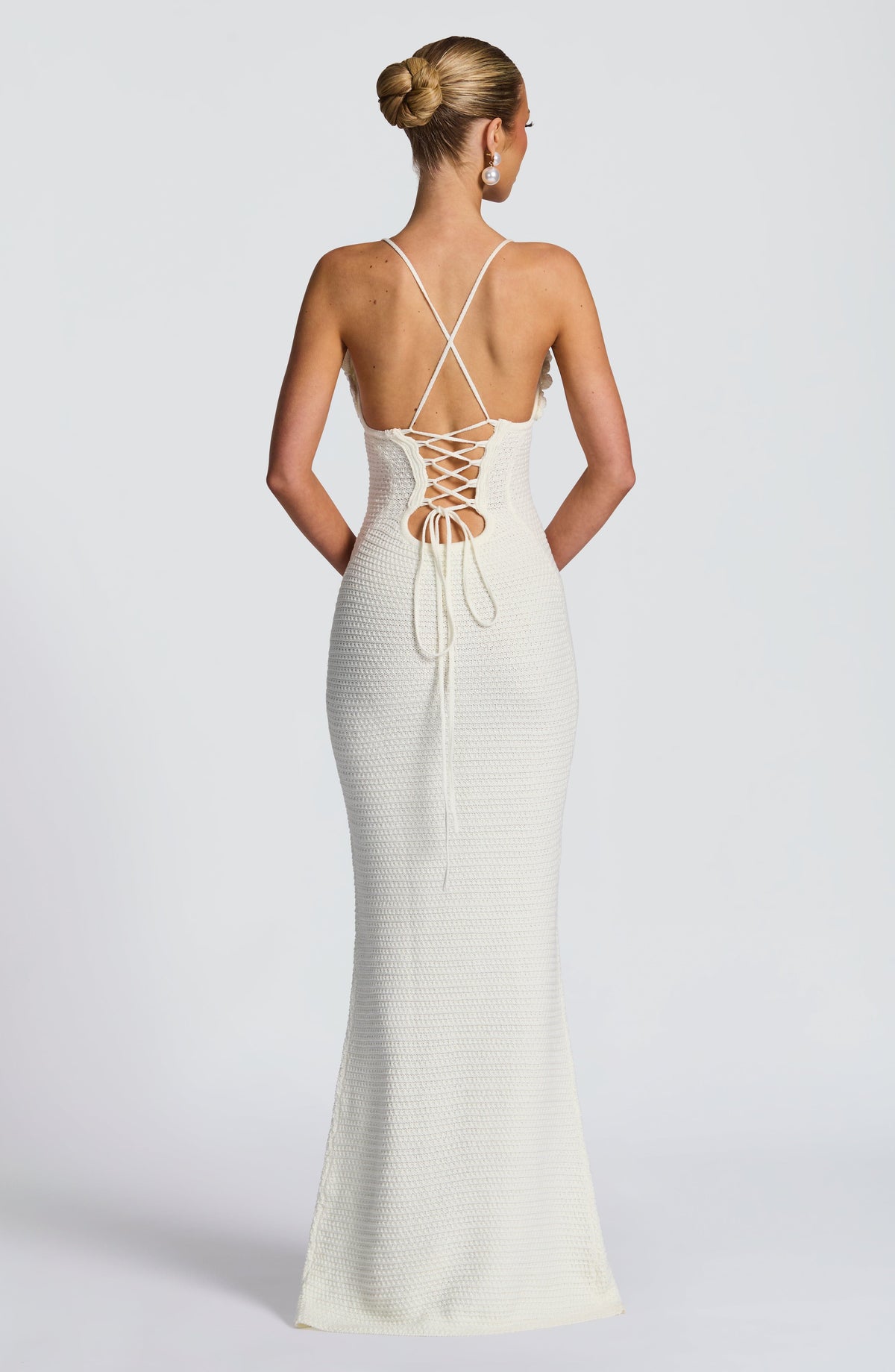 Ivory Crochet Maxi Dress – Bohemian Summer Dress | Meave & Ivy