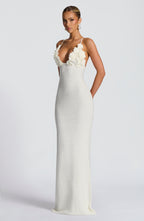 Ivory Crochet Maxi Dress – Bohemian Summer Dress | Meave & Ivy