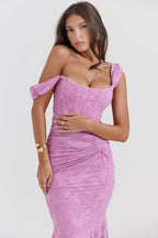 Gathered Waist Wedding Guest Dress – Formal Occasion Dress | Meave & Ivy