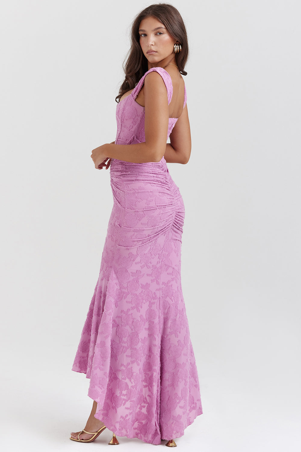 Gathered Waist Wedding Guest Dress – Formal Occasion Dress | Meave & Ivy