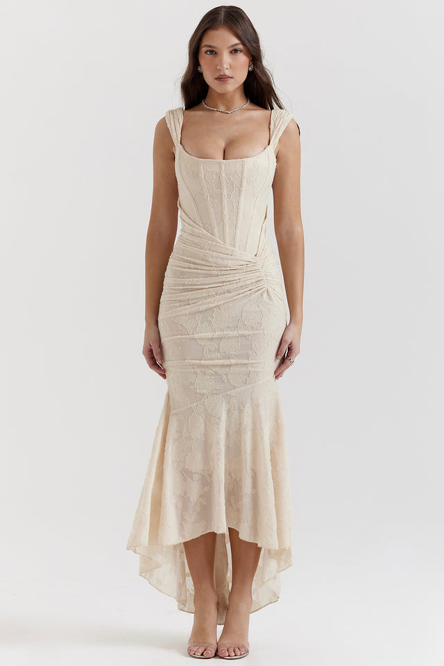 Gathered Waist Wedding Guest Dress – Formal Occasion Dress | Meave & Ivy