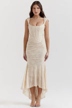 Gathered Waist Wedding Guest Dress – Formal Occasion Dress | Meave & Ivy