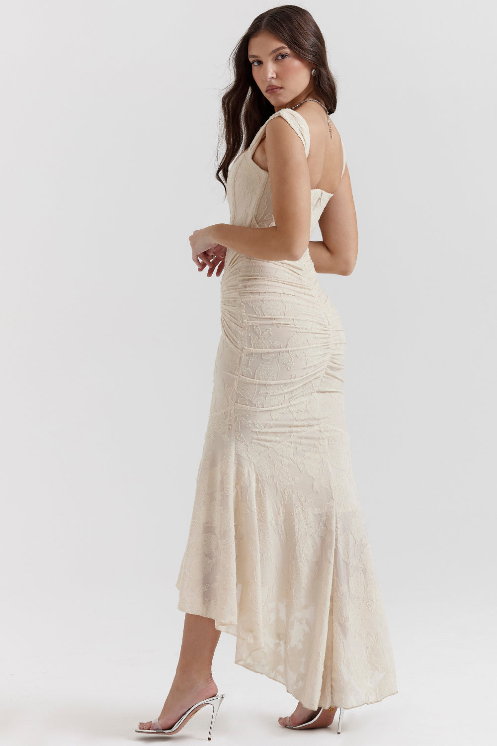 Gathered Waist Wedding Guest Dress – Formal Occasion Dress | Meave & Ivy