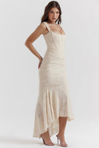 Gathered Waist Wedding Guest Dress – Formal Occasion Dress | Meave & Ivy