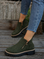 Women's Zip Boots – Cushioned All-Day Comfort in 7 Colours