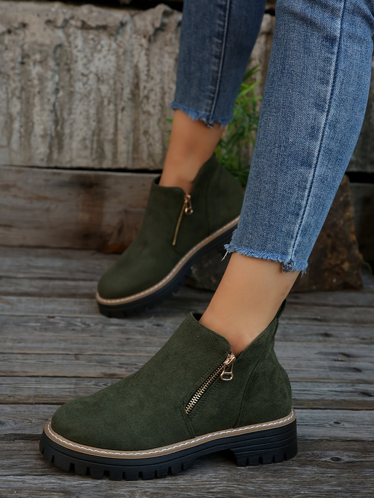 Women's Zip Boots – Cushioned All-Day Comfort in 7 Colours