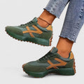 Women's Trainers – Lightweight Everyday Comfort in Beige or Black / Beige