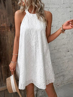 Halter Neck Mini Dress – Elegant Summer Party Dress | Meave & Ivy