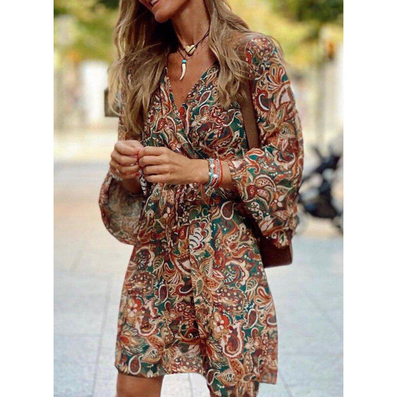 Boho Dress Relaxed Fit Lightweight Fabric | Meave & Ivy