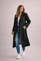 Double Breasted Trench Coat with Belt in 6 Colours