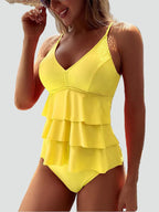 V-Neck Swimsuit – Women's Summer Everyday Swimsuit | Meave & Ivy