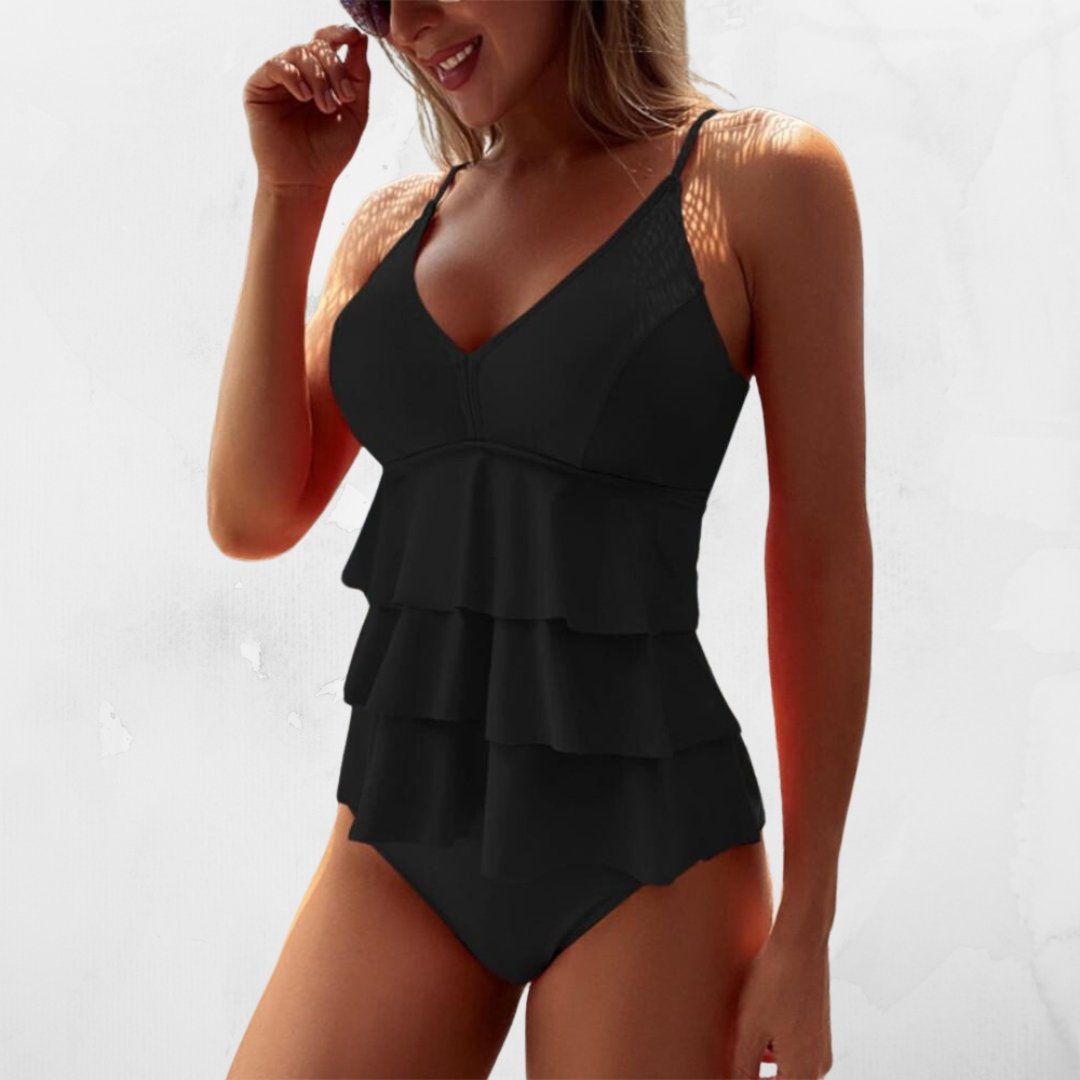 V-Neck Swimsuit – Women's Summer Everyday Swimsuit | Meave & Ivy