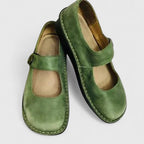 Leather Mary Jane Orthopedic Flats