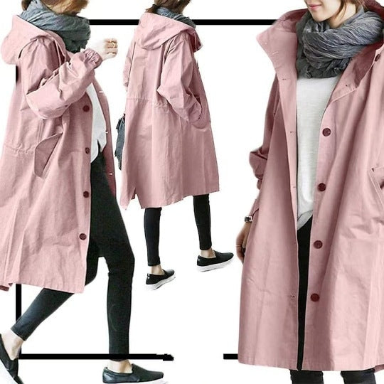 Wind & Waterproof Trench Coat – Women's Rain Trench in 9 Colours