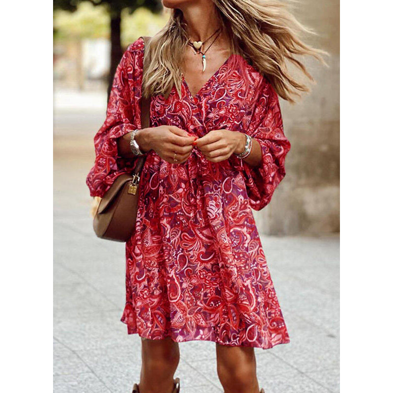 Boho Dress Relaxed Fit Lightweight Fabric | Meave & Ivy