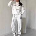 Women's Contrast-Piped Half-Zip Tracksuit