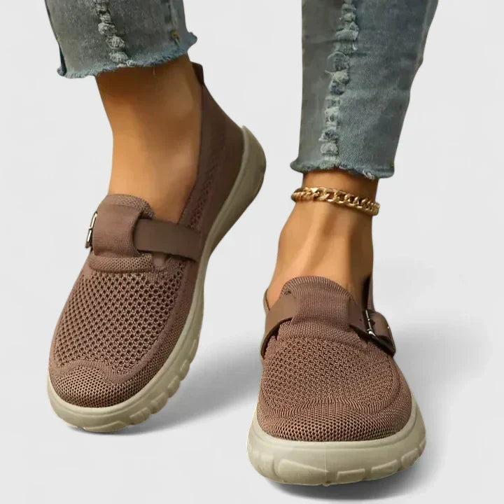Women's Non-Slip Loafers – Soft Support for Every Step in Black or Brown